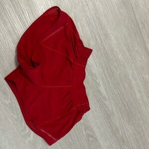 Lululemon Hotty Hot short (2.5 in Inseam) RED, Size 2 Good used condition